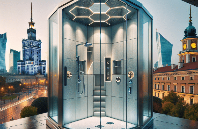 Pięciokątne kabiny prysznicowe w Warszawie – jak wybrać idealną do małej łazienki?