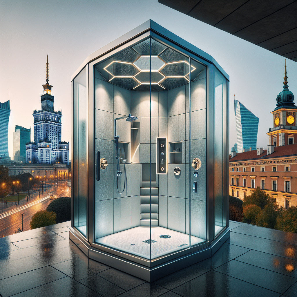 Pięciokątne kabiny prysznicowe Warszawa
