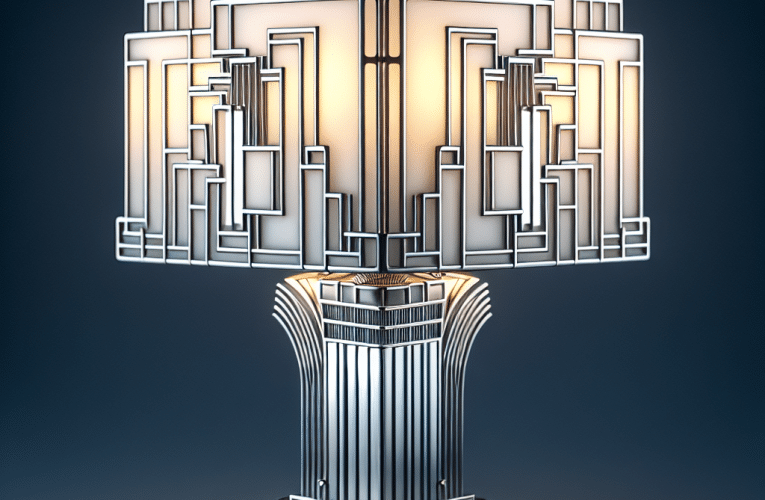 Lampa Art Deco – Jak Wprowadzić Retro Elegancję do Współczesnych Wnętrz