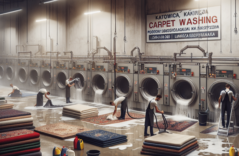 Pranie dywanów w Katowicach: Poradnik jak skutecznie i bezpiecznie czyścić swoje dywany