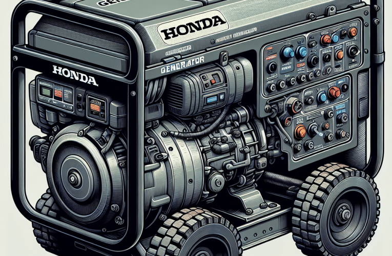 Agregat Honda – niezawodne źródło energii w każdej sytuacji: Przewodnik wyboru i użytkowania