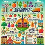 DALL·E 2024-07-05 13.43.59 – A vibrant and informative infographic on 'How to Successfully Transition to a Gluten-Free Diet_’. The infographic includes icons of healthy gluten-fre