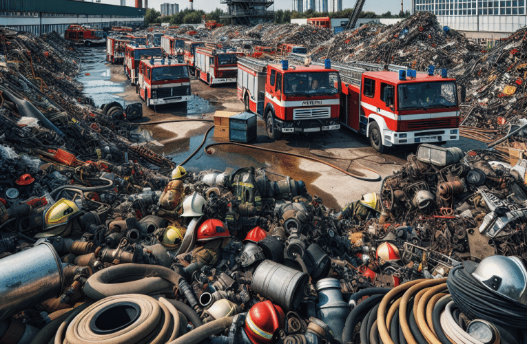 Szrot strażacki w Warszawie – gdzie znaleźć części zamienne do pojazdów strażackich?