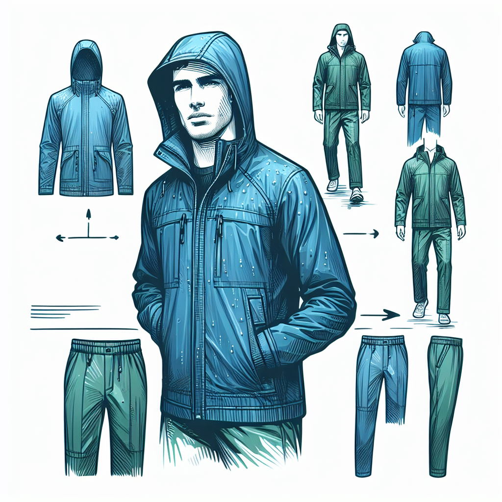 odzież przeciwdeszczowa męska