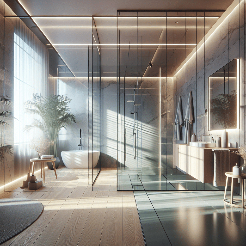 panele szklane do łazienki