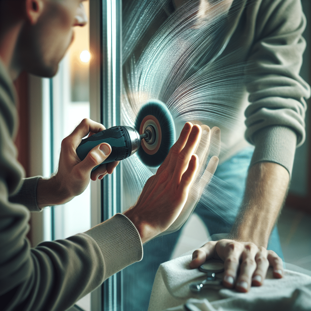 polerowanie rys na szybie