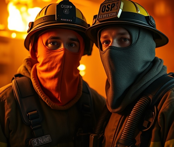 Kominiarki strażackie dla OSP: Nomex czy PBI na pożary wewnętrzne?