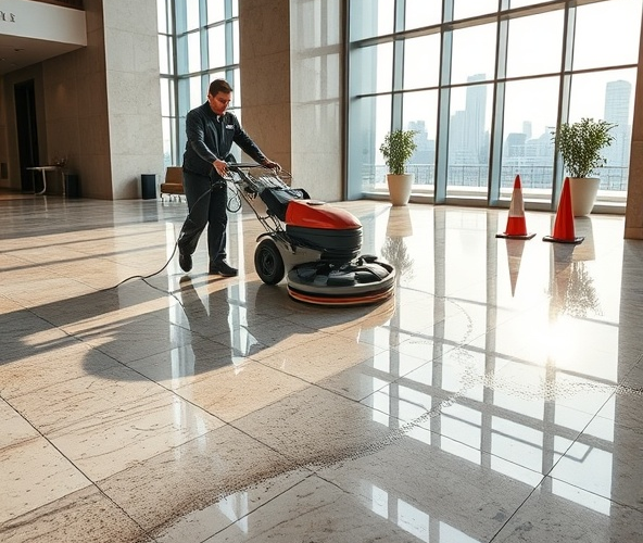 Polerowanie podłóg granitowych Warszawa — jak wybrać firmę?