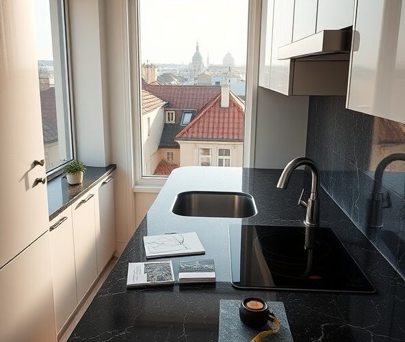 Jak dobrać blat kuchenny z granitu w Warszawie do małej kuchni?