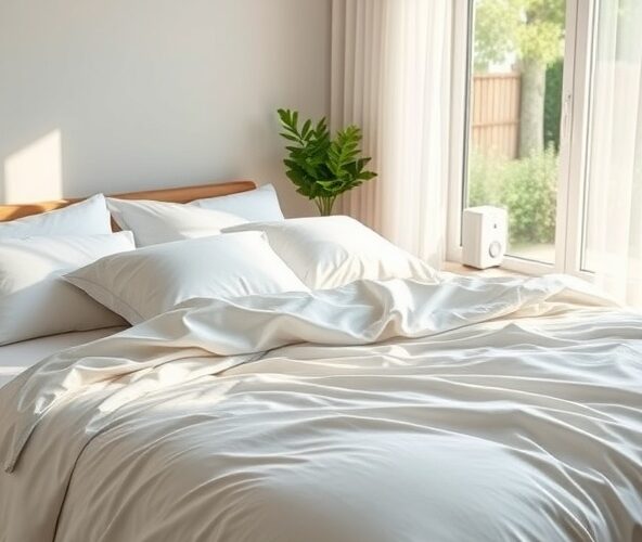 Czy pościel satyna bawełniana 180 x 200 sprawdzi się latem u alergika?