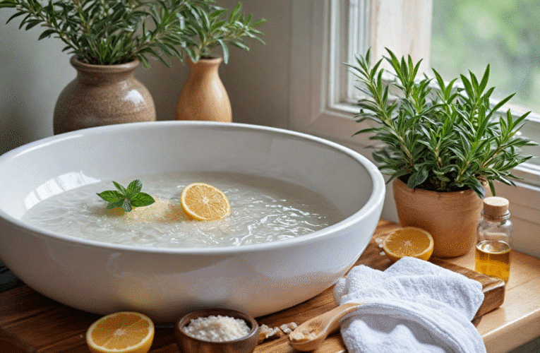 Domowe spa dla stóp po zimie: rytuał i przepisy DIY