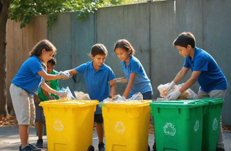 Dzieci segregują śmieci: zasady, kolory pojemników, zabawy i upcykling