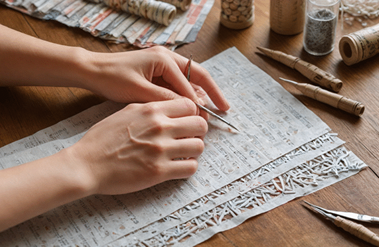 Jak zrobić korale z kartek papieru – instrukcja krok po kroku