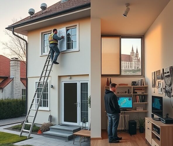 Jak przygotować dom jednorodzinny do zakładania monitoringu w Poznaniu?