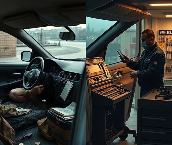 Czy naprawa stacyjki w używanym aucie w Warszawie opłaca się bardziej samodzielnie czy w serwisie?