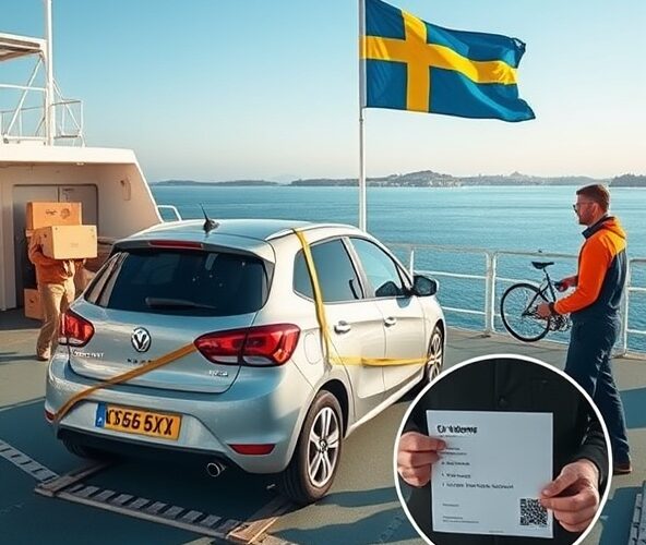 Jak tanio i legalnie przewieźć samochód przy przeprowadzce do Szwecji?